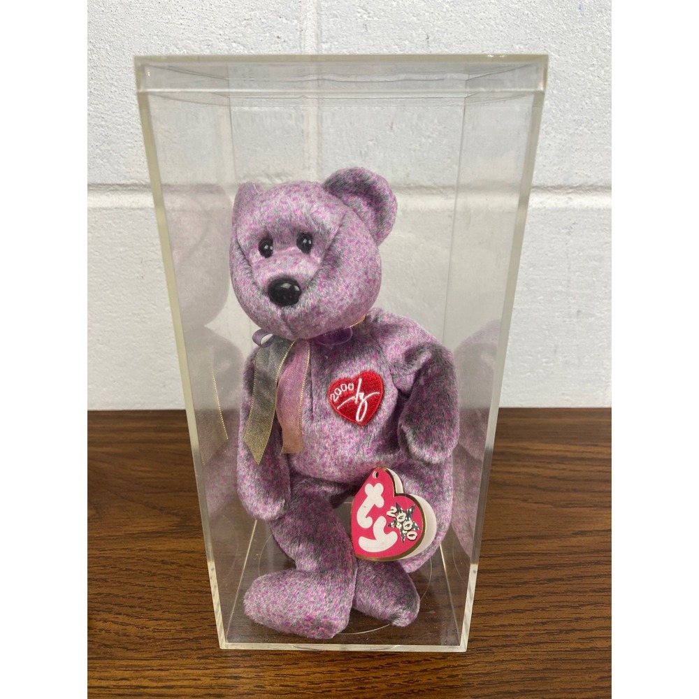 VTG Ty Beanie Baby‎ Signature Bear 2000 Plush Stuffed Animal Toy Collectible NEW